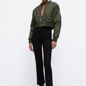 Zara | Mini Flare Pants | Black | Size S